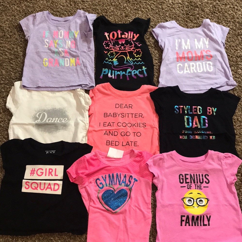 Short sleeve girls 18 - 24 m shirts